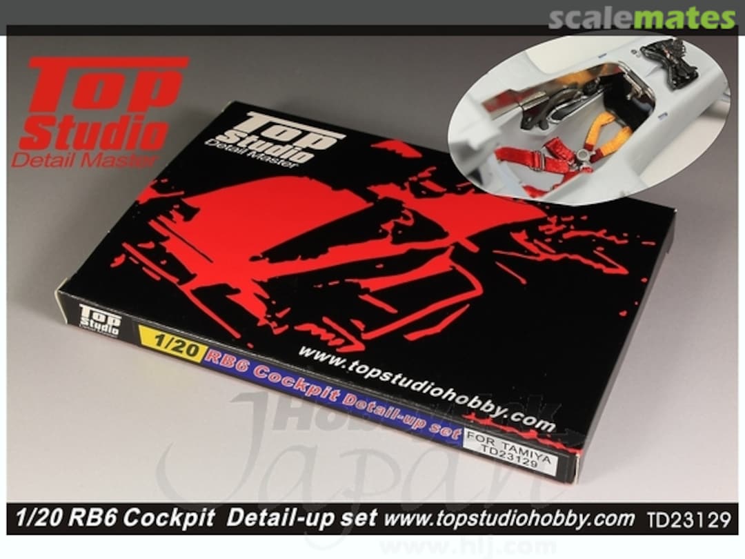 Boxart Red Bull Racing RB6 - Cockpit Detail-up Set TD23129 Top Studio