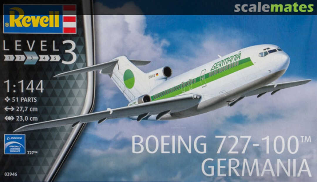 Boxart Boeing 727-100 03946 Revell Boxart Boeing 727-100 03946 Revell