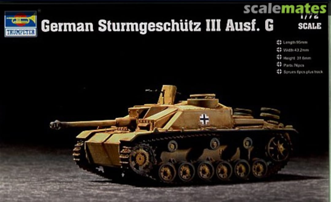 Boxart Sturmgeschütz III Ausf. G 07260 Trumpeter Boxart Sturmgeschütz III Ausf. G 07260 Trumpeter