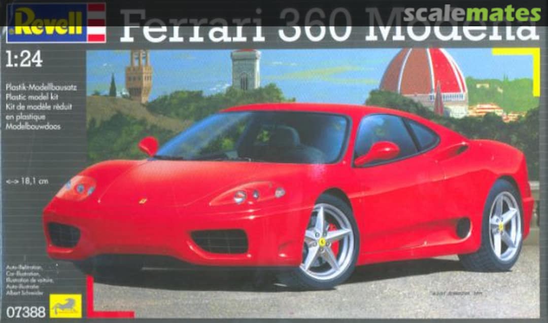 Boxart Ferrari 360 Modena 07388 Revell