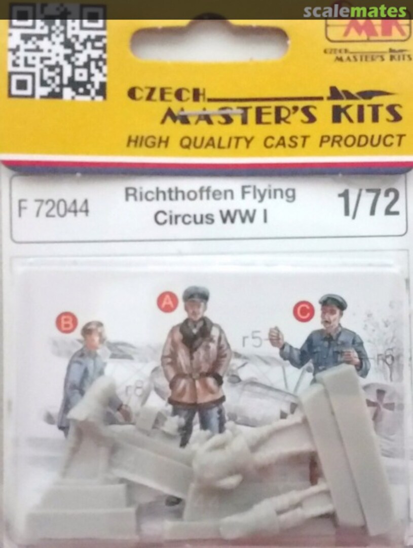 Boxart Richthoffen Flying Circus WW I (3 fig.) F72044 CMK Boxart Richthoffen Flying Circus WW I (3 fig.) F72044 CMK