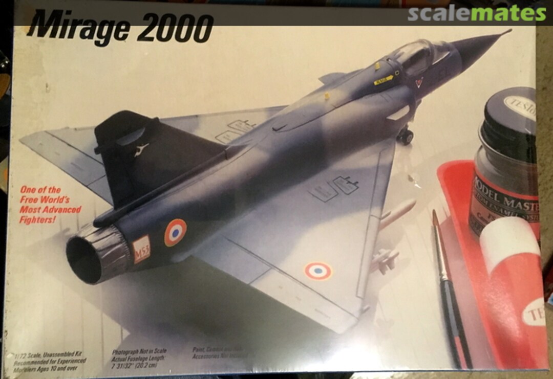 Boxart Dassault-Breguet Mirage 2000 412 Testors Boxart Dassault-Breguet Mirage 2000 412 Testors