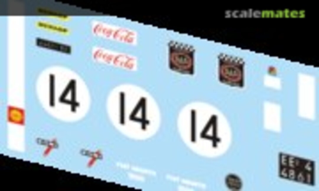 1:43 Fiat Abarth 1000 SP "Coca-Cola" (Holland-Decal HD228) HD228
