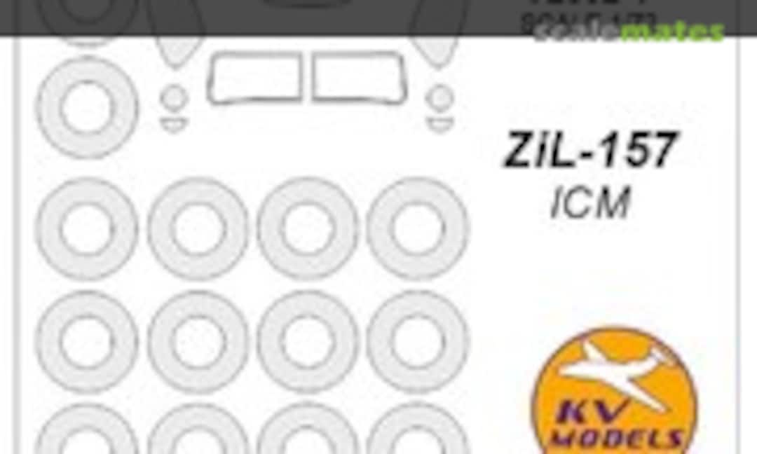1:72 Painting masks for ZIL-157 + masks for disks and wheels (KV Models 72302-1) 72302-1