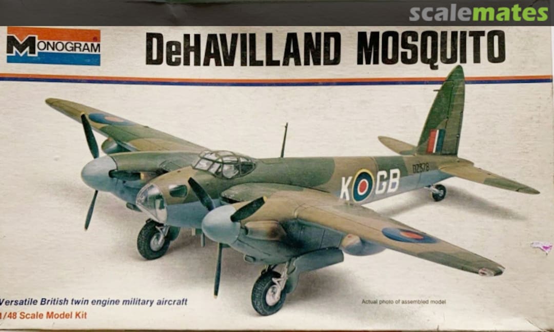 Boxart De Havilland Mosquito 6849 Monogram Boxart De Havilland Mosquito 6849 Monogram