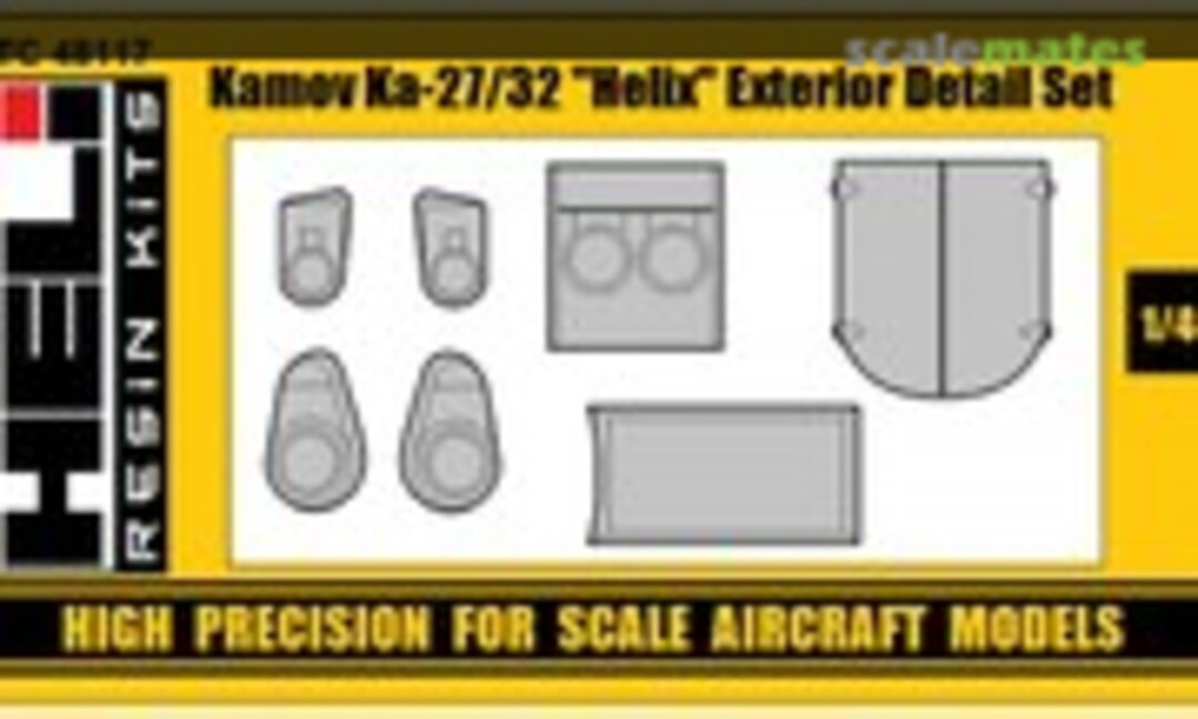 1:48 Kamov Ka-27-32 Helix Exterior Detail Set (HELI Resin Kits TC48117) TC48117