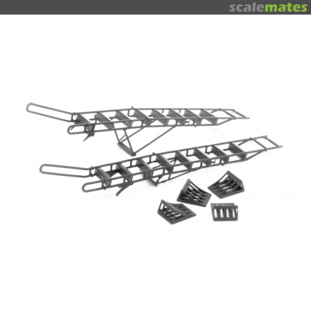 Boxart Su-33 ladder + chocks (naval) + service ladder LP48046 LP Models Boxart Su-33 ladder + chocks (naval) + service ladder LP48046 LP Models