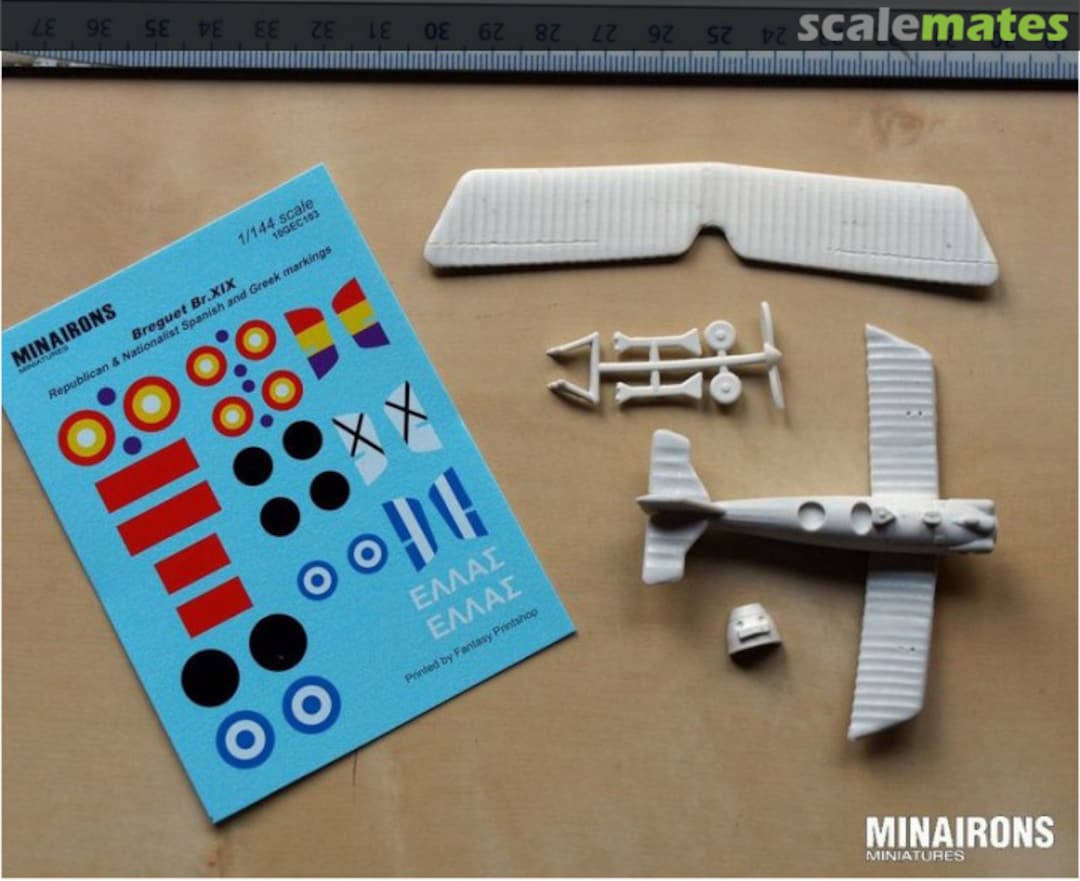 Contents Breguet Br. XIX 10GEA003 Minairons Miniatures Contents Breguet Br. XIX 10GEA003 Minairons Miniatures