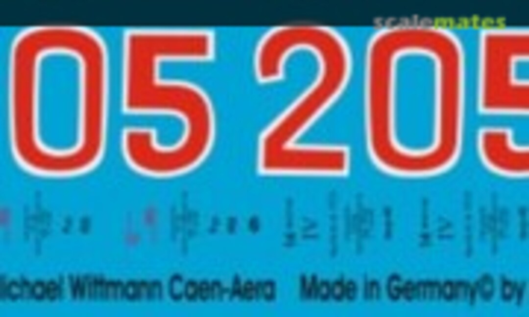 1:16 Wittmann Tiger 2. SS Panzer Abt 101 Juni 1944 (Peddinghaus-Decals EP 1108) EP 1108