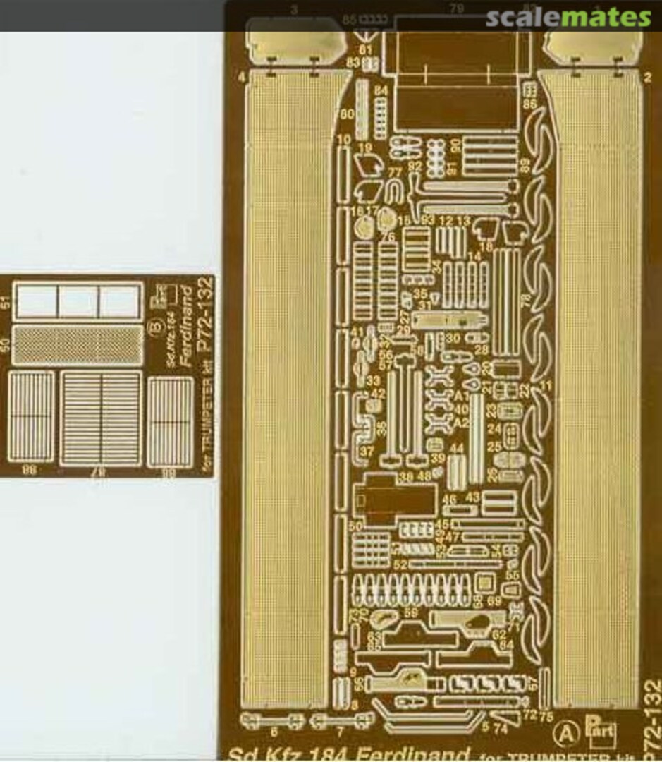 Boxart Sd.Kfz. 184 Ferdinand P72-132 Part