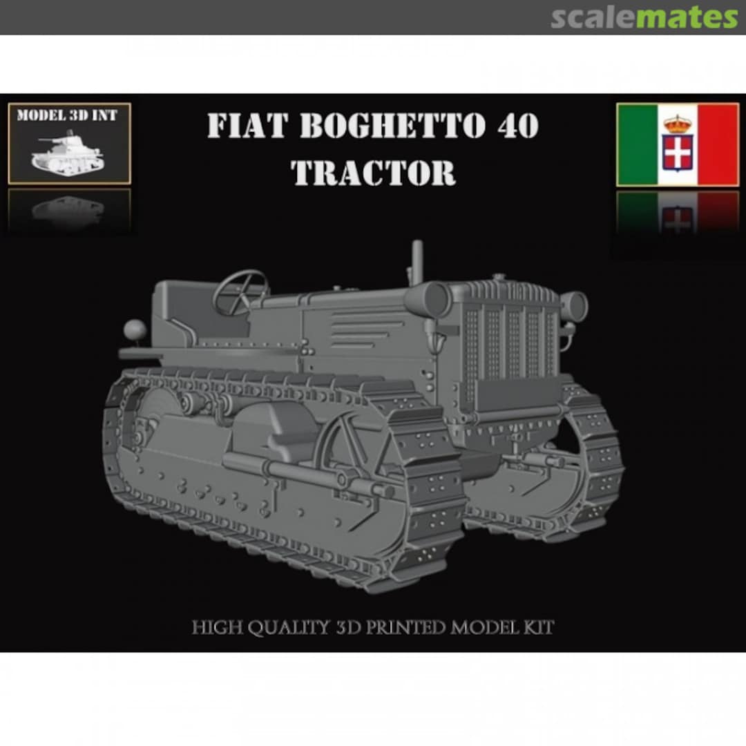 Boxart 1939 Fiat Boghetto 40 Tractor IT-TR1 MODEL 3D INT