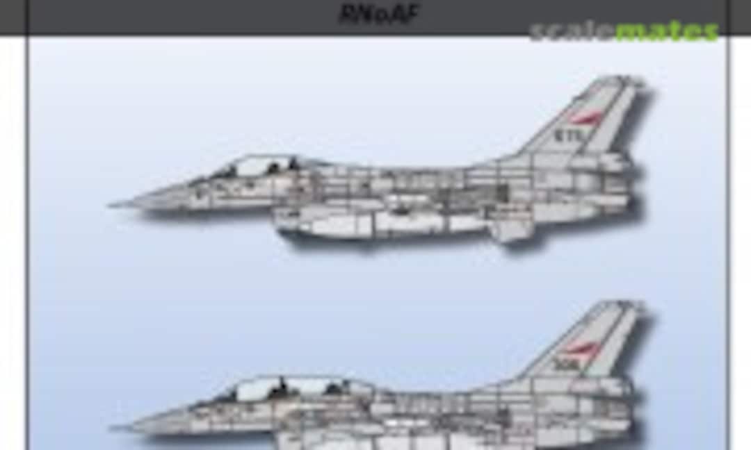 1:32 Lockheed Martin F-16AM/BM Fighting Falcon, RNoAF (Vingtor Decals 32-156) 32-156