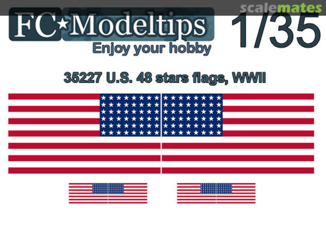 Boxart Adaptable flags U.S. 48 stars WWII C35727 FC Model Trend Boxart Adaptable flags U.S. 48 stars WWII C35727 FC Model Trend