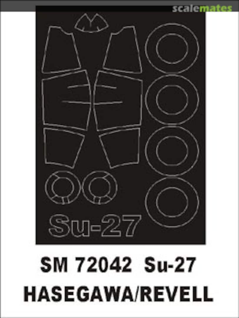 Boxart Sukhoi Su-27 Flanker SM72042 Montex Boxart Sukhoi Su-27 Flanker SM72042 Montex