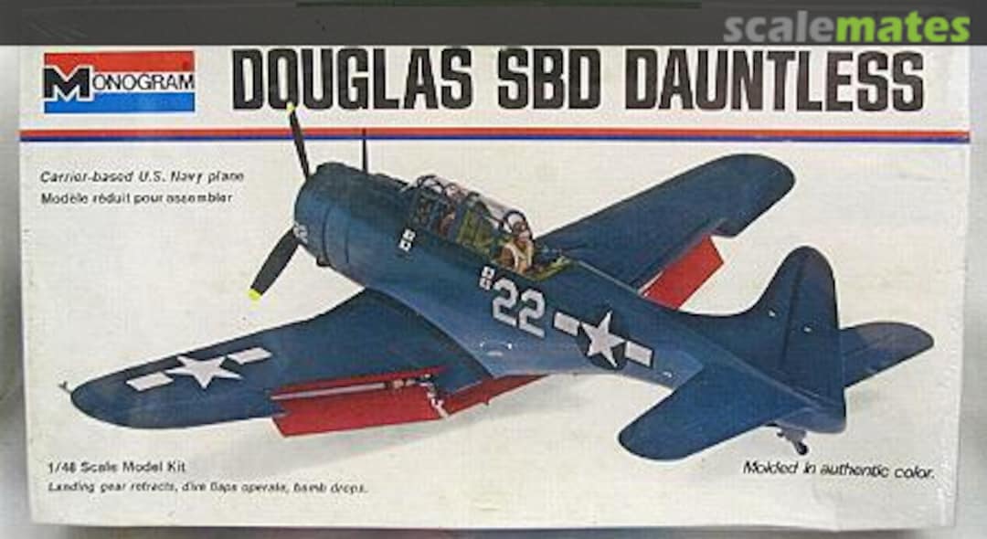 Boxart Douglas SBD Dauntless 6830 Monogram Boxart Douglas SBD Dauntless 6830 Monogram