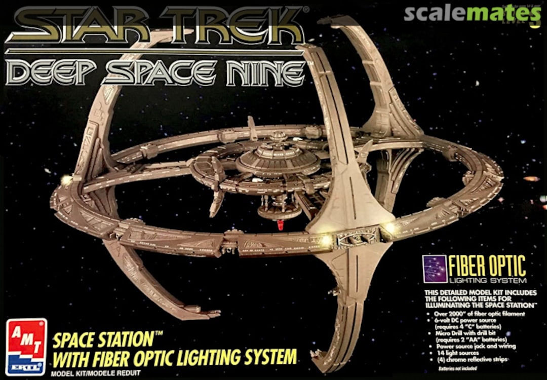 Boxart Space Station with Fiber Optic Lighting System 8764 AMT/ERTL Boxart Space Station with Fiber Optic Lighting System 8764 AMT/ERTL