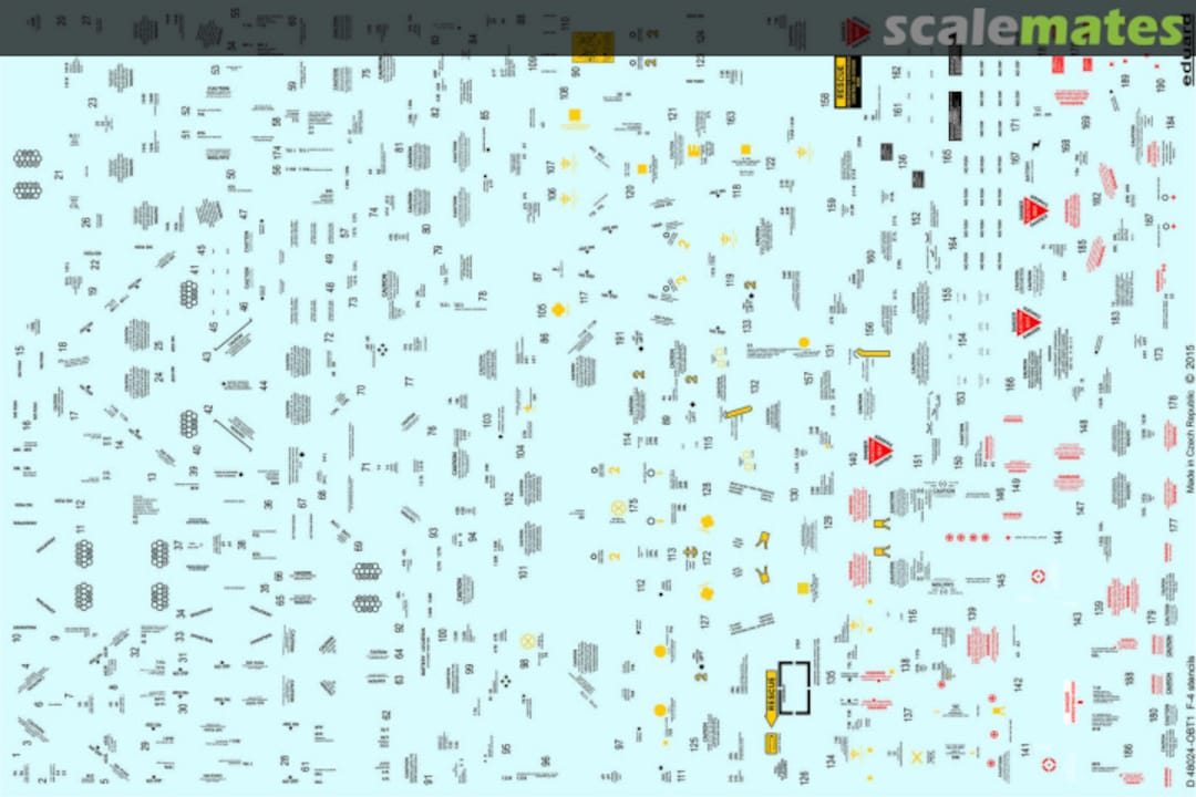 Boxart F-4C stencils D48024 Eduard Boxart F-4C stencils D48024 Eduard