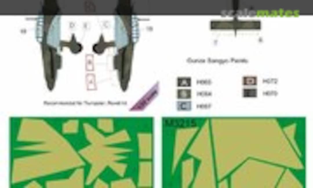 1:32 Junkers Ju 87D/G Stuka (Camouflage Painting Masks) (LF Models M3215) M3215