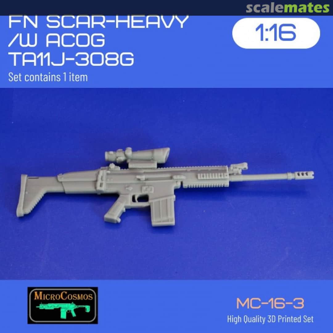 Boxart FN SCAR-Heavy With ACOG TA11J-308G MC-16-3 3D MicroCosmos Boxart FN SCAR-Heavy With ACOG TA11J-308G MC-16-3 3D MicroCosmos