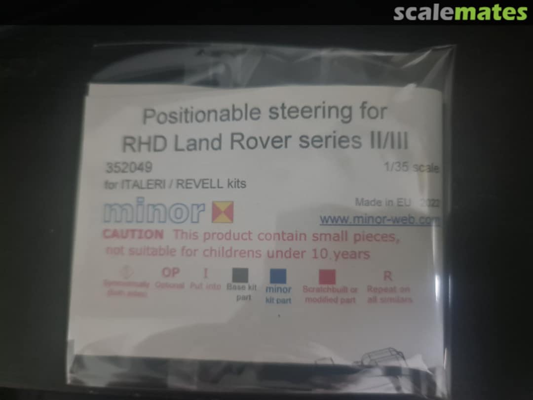 Boxart Positionable steering for RHD Land Rover Series II/III 352049 Minor Boxart Positionable steering for RHD Land Rover Series II/III 352049 Minor