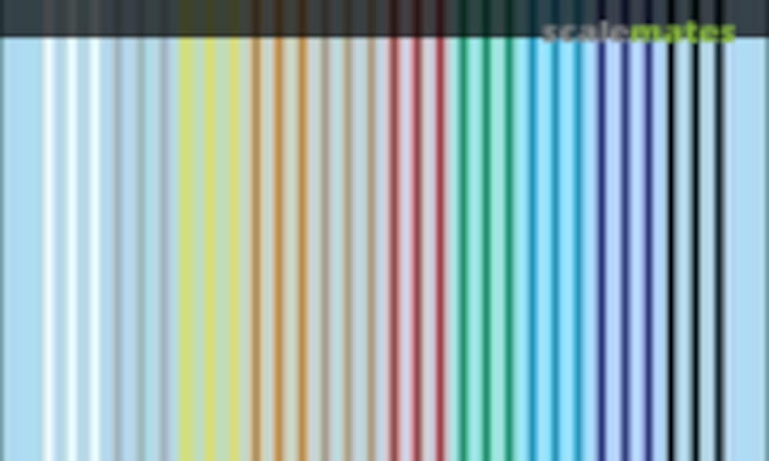 No Stripes Assorted Colors 1 mm (Interdecal BA2-1) BA2-1