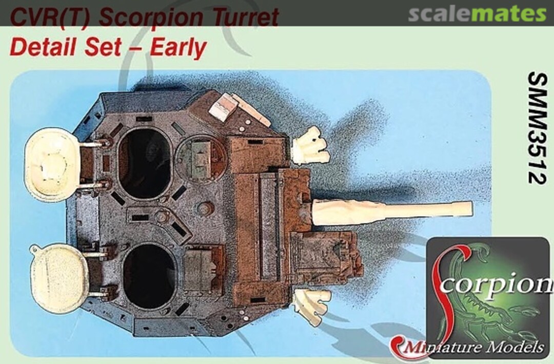 Boxart CVR(T) Scorpion Turret Detail Set - Early SMM3512 Scorpion Miniature Models Boxart CVR(T) Scorpion Turret Detail Set - Early SMM3512 Scorpion Miniature Models