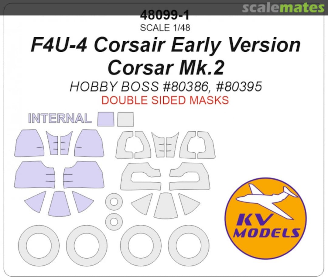 Boxart F4U-4 Corsair Early Version / Corsair Mk.2 (Double sided) 48099-1 KV Models Boxart F4U-4 Corsair Early Version / Corsair Mk.2 (Double sided) 48099-1 KV Models