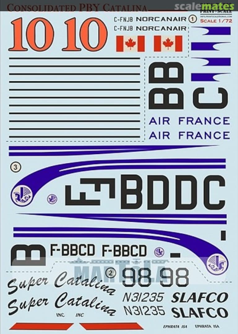 Boxart Civil Consolidated PBY Catalina 72-502 Print Scale Boxart Civil Consolidated PBY Catalina 72-502 Print Scale