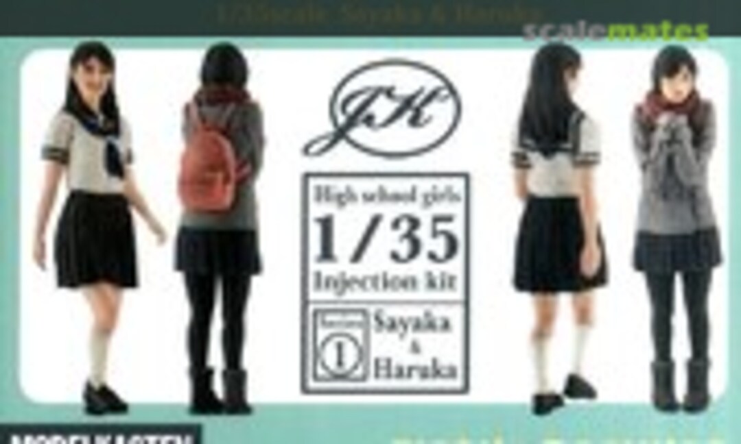1:35 High School Girls Figure Sayaka & Haruka (Modelkasten F-08)