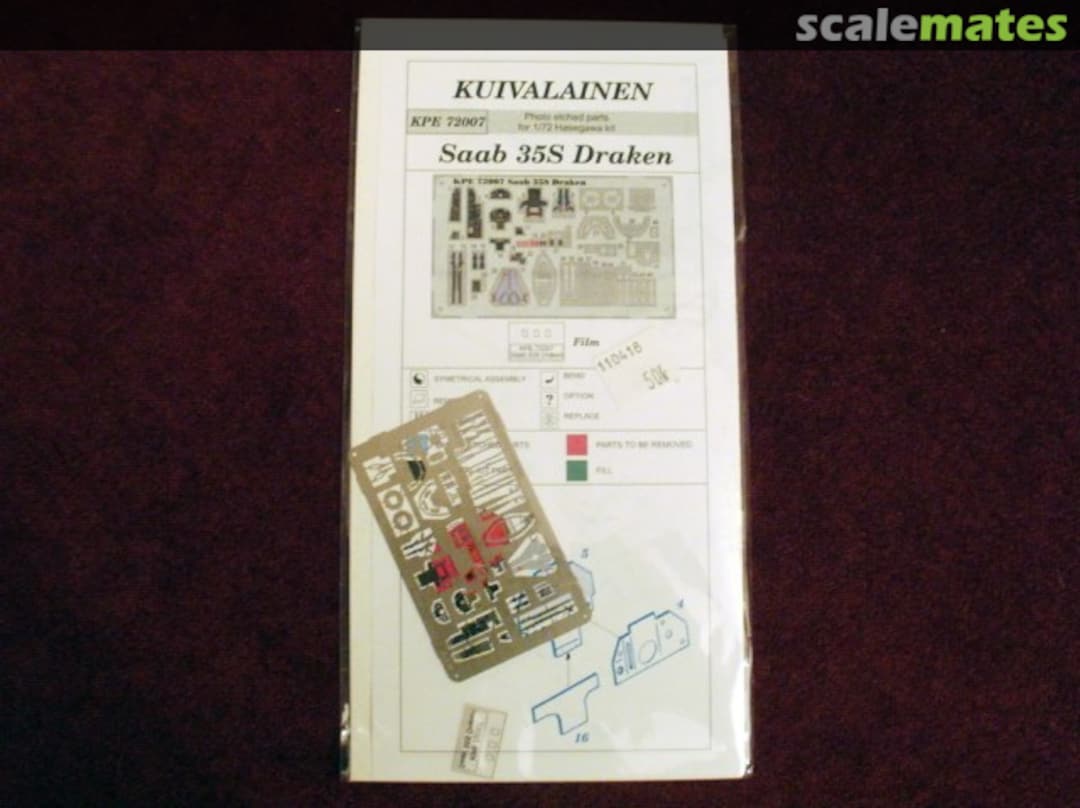 Boxart SAAB 35S Draken KPE 72007 Kuivalainen Boxart SAAB 35S Draken KPE 72007 Kuivalainen