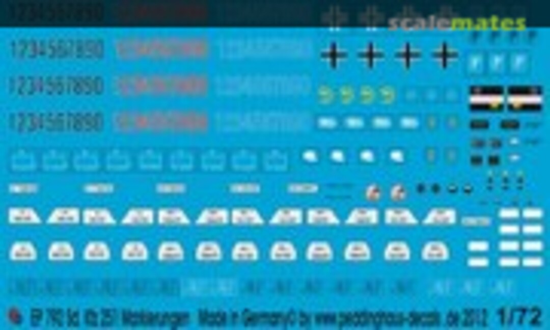 1:72 Sd. Kfz. 251 Markierungen (Peddinghaus-Decals EP 792) EP 792