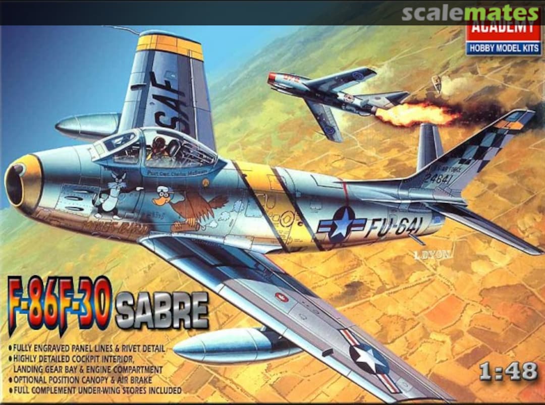 Boxart F-86F-30 Sabre 12276 Academy