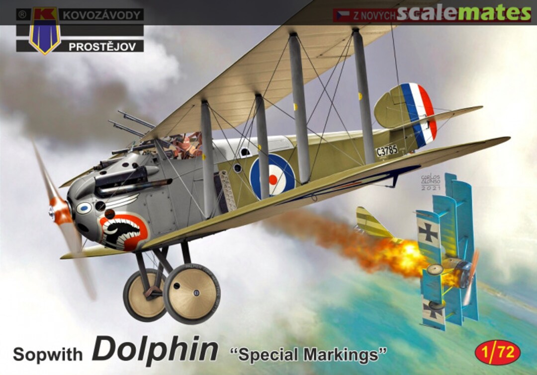 Boxart Sopwith Dolphin 'Special Markings' KPM0274 Kovozávody Prostějov Boxart Sopwith Dolphin 'Special Markings' KPM0274 Kovozávody Prostějov