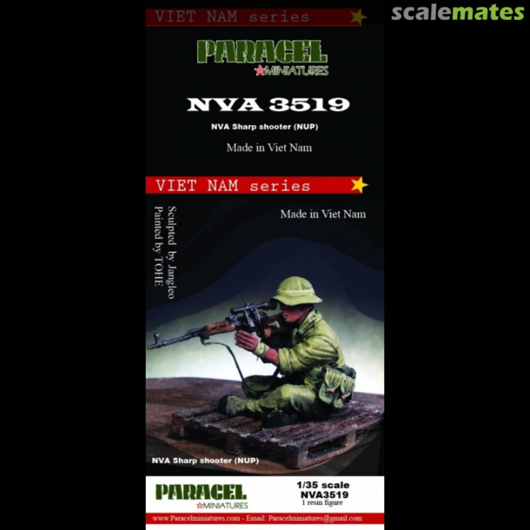 Boxart NVA Sharp Shooter (NUP) NVA3519 Paracel Miniatures