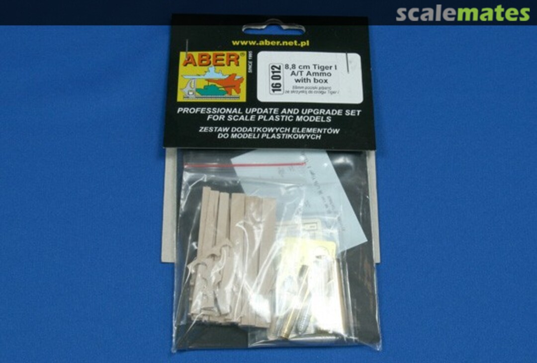 Boxart 8,8cm Tiger I A/T Ammo with box 16012 Aber Boxart 8,8cm Tiger I A/T Ammo with box 16012 Aber