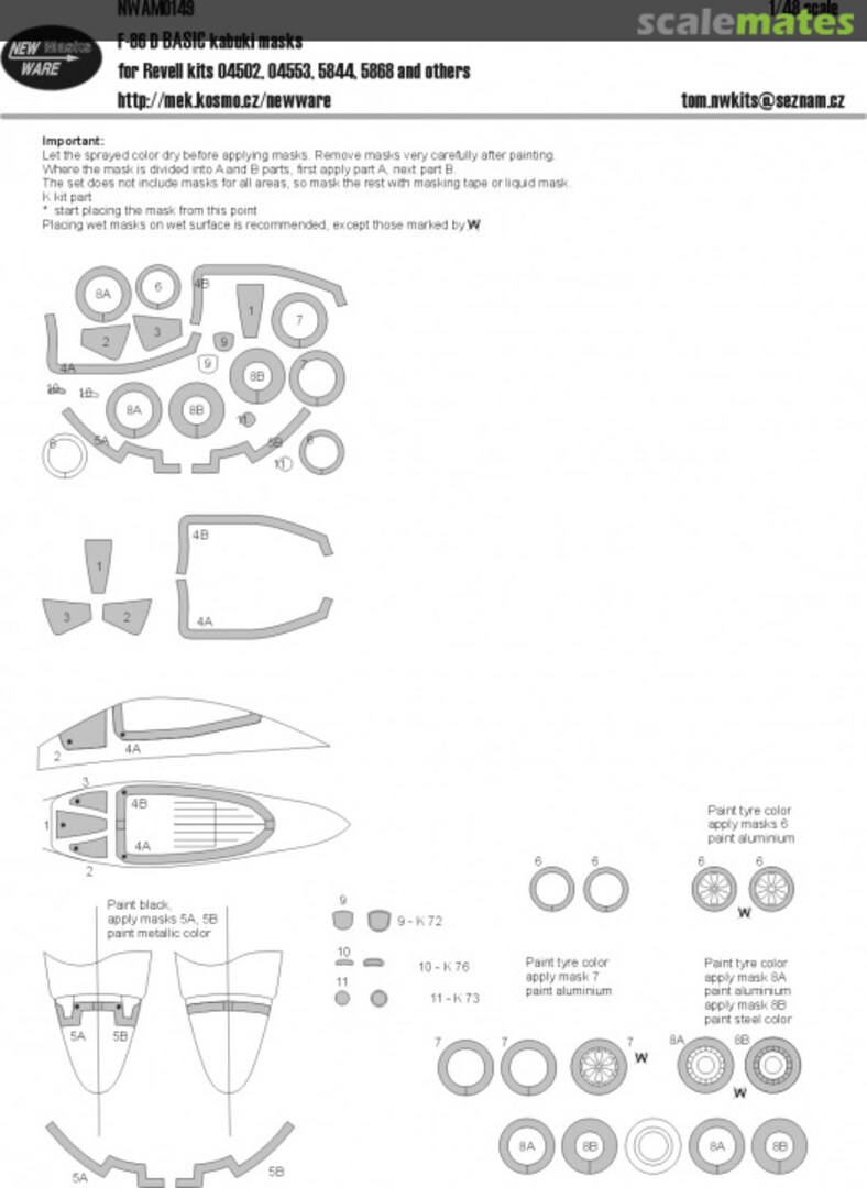 Boxart F-86D BASIC kabuki masks NWAM0149 New Ware Boxart F-86D BASIC kabuki masks NWAM0149 New Ware