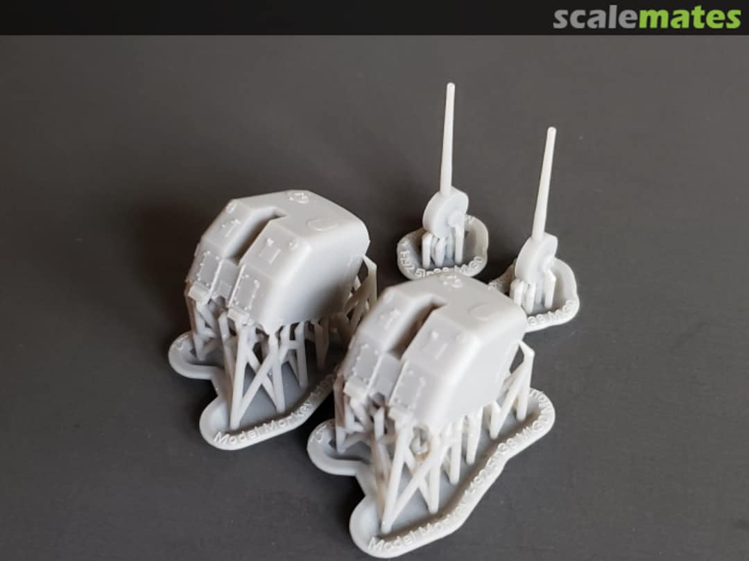 Boxart 5"/38 cal. Mk.30 Mounts for Destroyer Escorts and USS Idaho BB-42 192-5in38 DE mounts-2 Model Monkey Boxart 5"/38 cal. Mk.30 Mounts for Destroyer Escorts and USS Idaho BB-42 192-5in38 DE mounts-2 Model Monkey