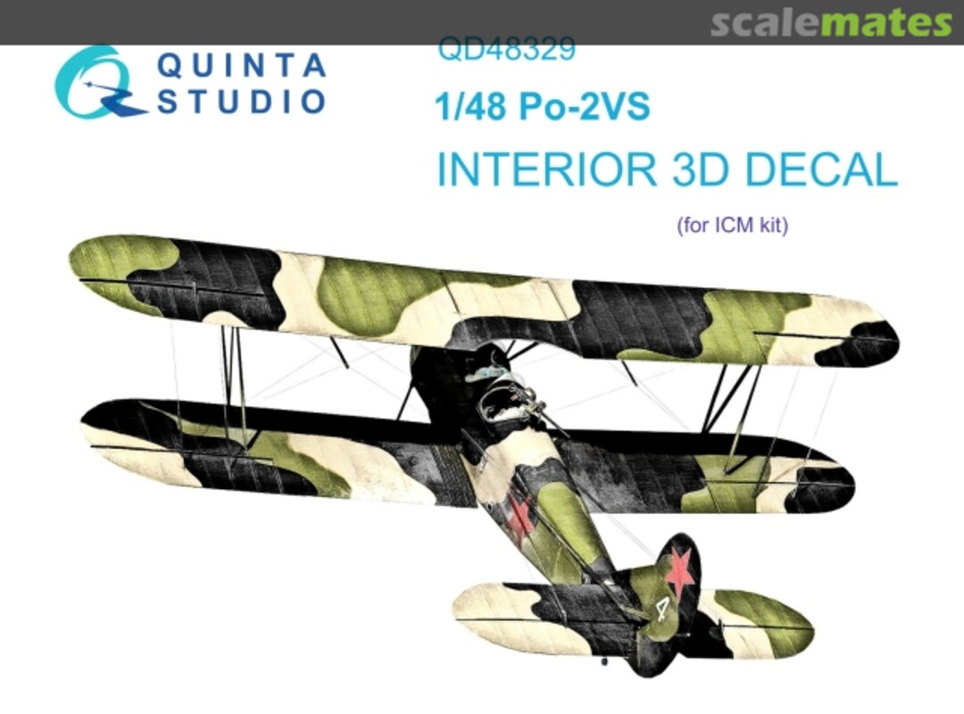 Boxart Po-2VS interior 3D decals QD48329 Quinta Studio Boxart Po-2VS interior 3D decals QD48329 Quinta Studio