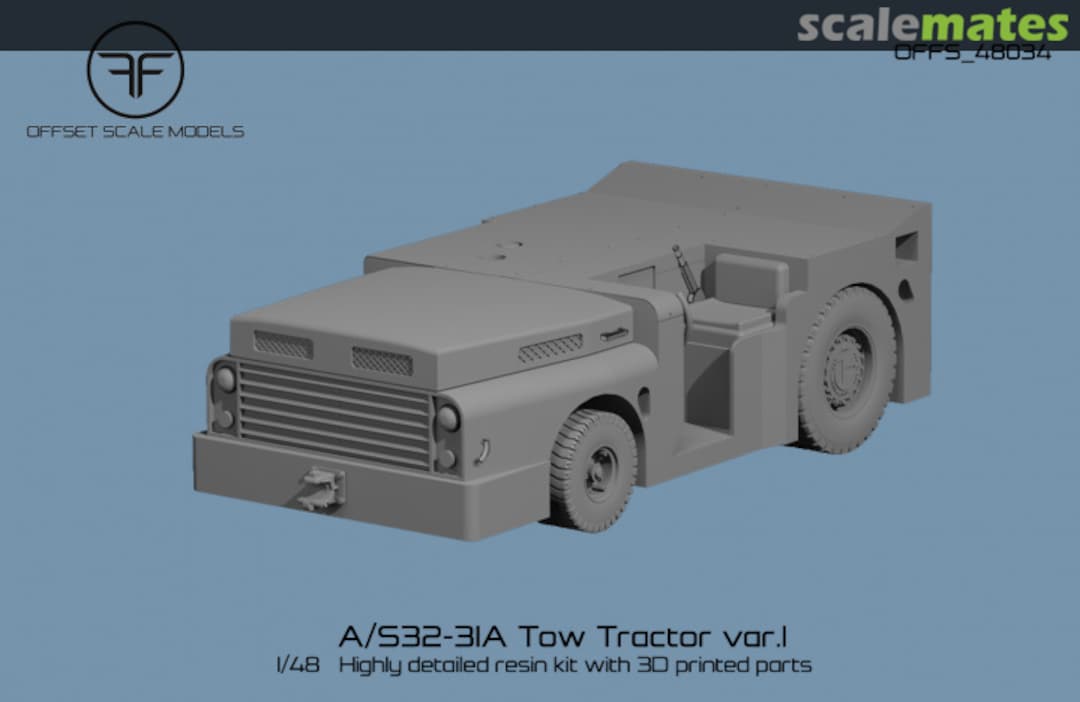 Boxart USN A/S32-31A Tow tractor v1 OFFS_48034 Offset Scale Models Boxart USN A/S32-31A Tow tractor v1 OFFS_48034 Offset Scale Models