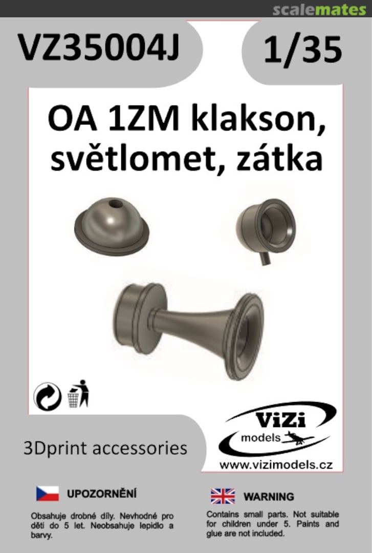 Boxart Horn, second headlight, radiator plug for 1ZM VZ35004J ViZi models Boxart Horn, second headlight, radiator plug for 1ZM VZ35004J ViZi models