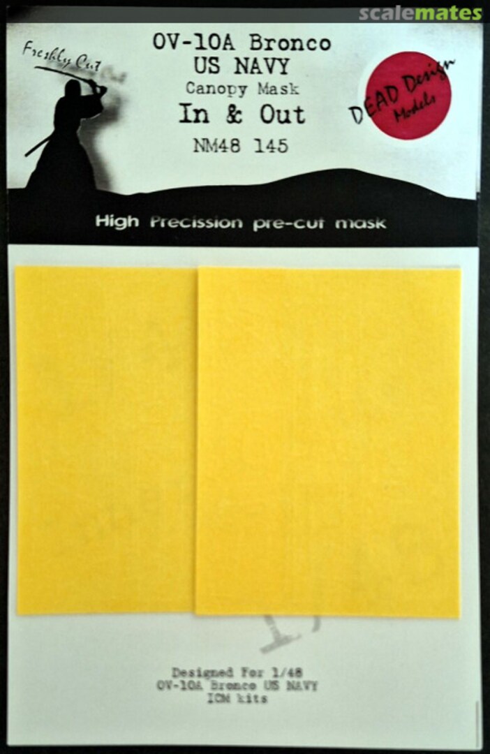 Boxart OV-10A Bronco US NAVY - In And Out Canopy Mask NM48145 DEAD Design Models Boxart OV-10A Bronco US NAVY - In And Out Canopy Mask NM48145 DEAD Design Models