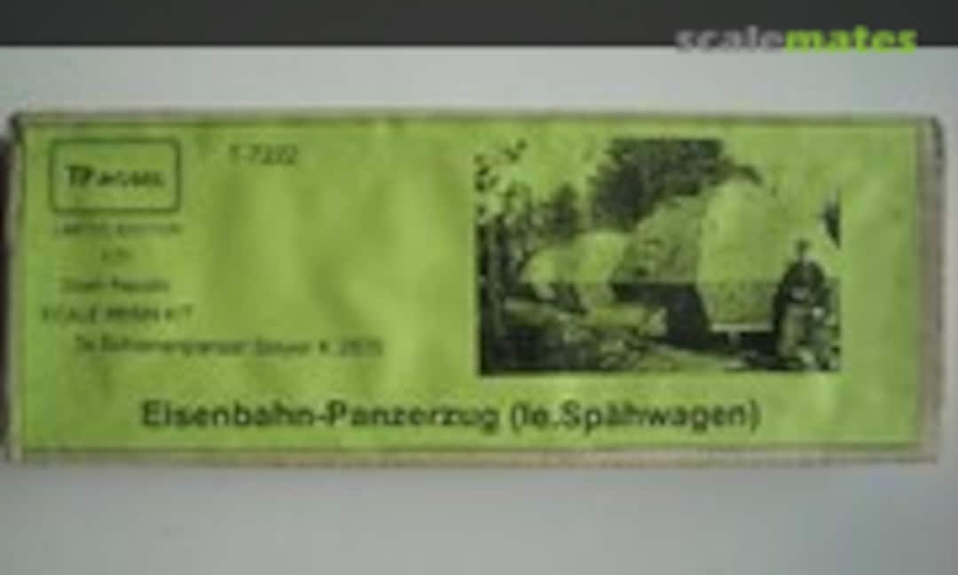 1:72 Eisenbahn-Panzerzug (le.Spähwagen) (TP Model T-7222) T-7222