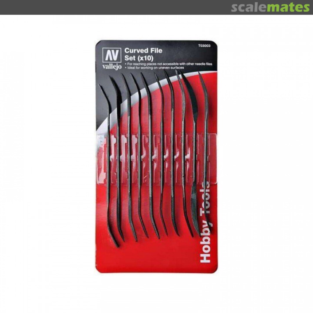 Boxart Curved File Set (x10) T03003 Vallejo Boxart Curved File Set (x10) T03003 Vallejo
