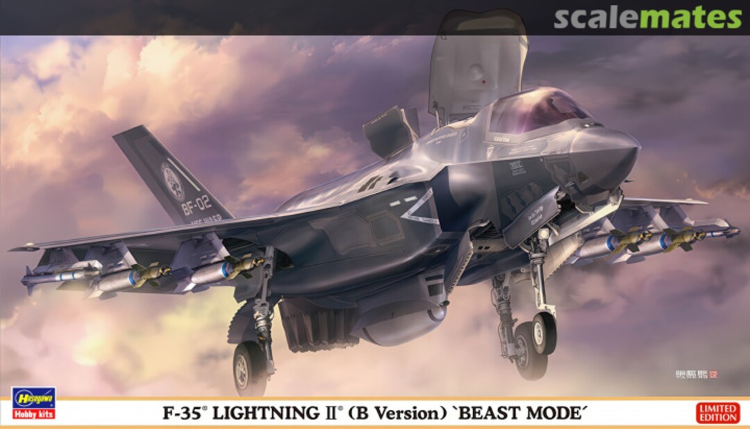Boxart F-35 Lightning II (B Version) 02306 Hasegawa Boxart F-35 Lightning II (B Version) 02306 Hasegawa