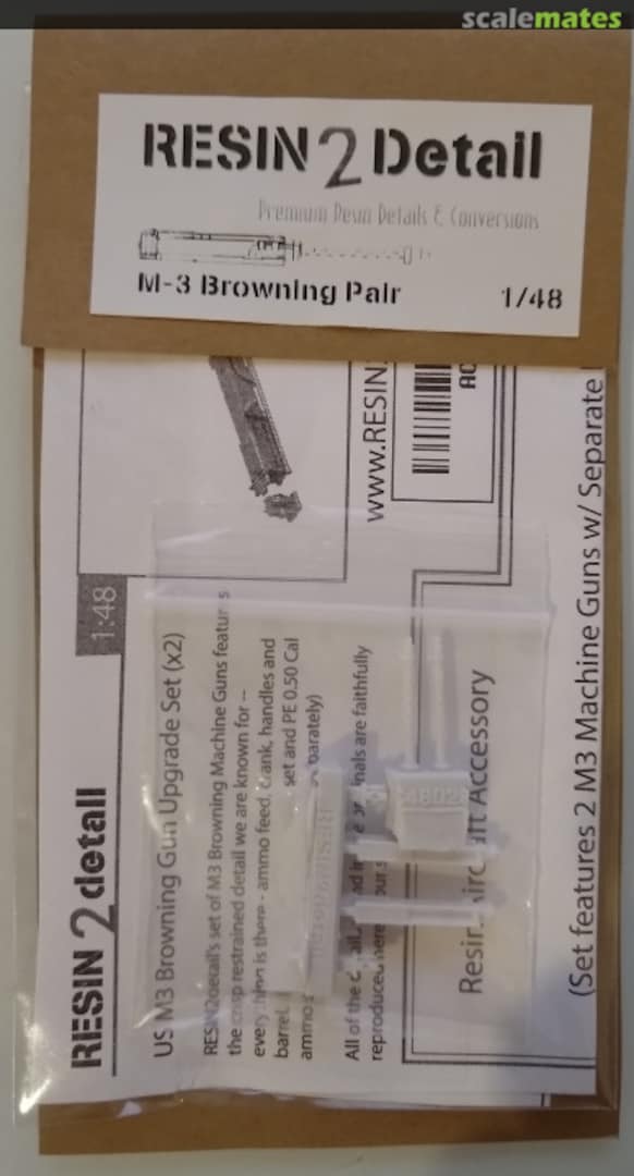 Contents US M3 Browning Gun Upgrade Set AC48024 RESIN2detail Contents US M3 Browning Gun Upgrade Set AC48024 RESIN2detail