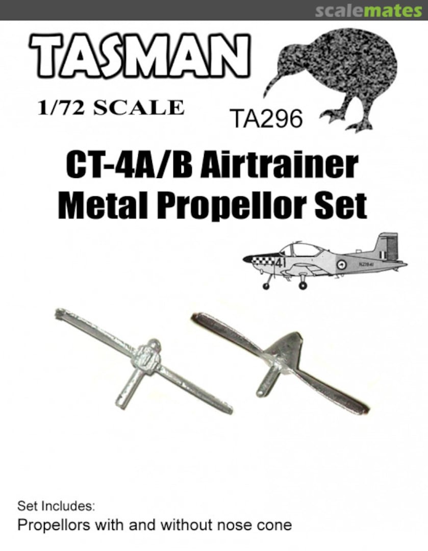 Boxart CT-4A/B Airtrainer Metal Propellor Set TA296 Tasman Model Products
