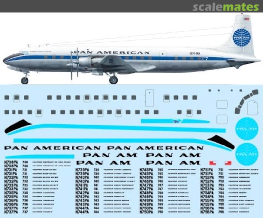 Boxart Douglas DC-7C FRP4000 F-RSIN Boxart Douglas DC-7C FRP4000 F-RSIN