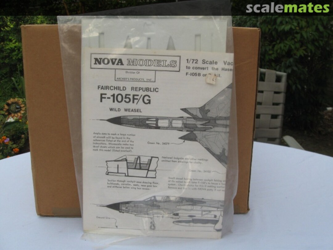 Boxart Republic F-105F/G Thunderchief Conversion ? Nova Models Boxart Republic F-105F/G Thunderchief Conversion ? Nova Models