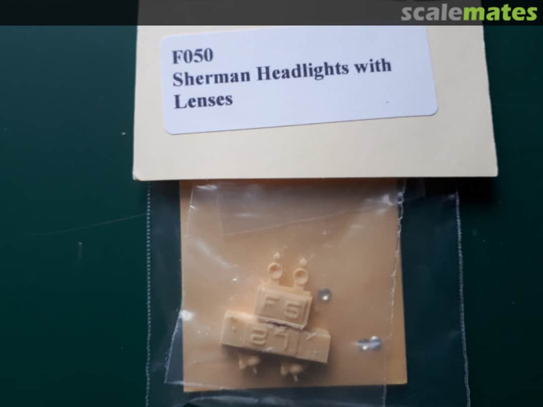 Boxart Sherman Headlights with Lenses F050 Formations Boxart Sherman Headlights with Lenses F050 Formations