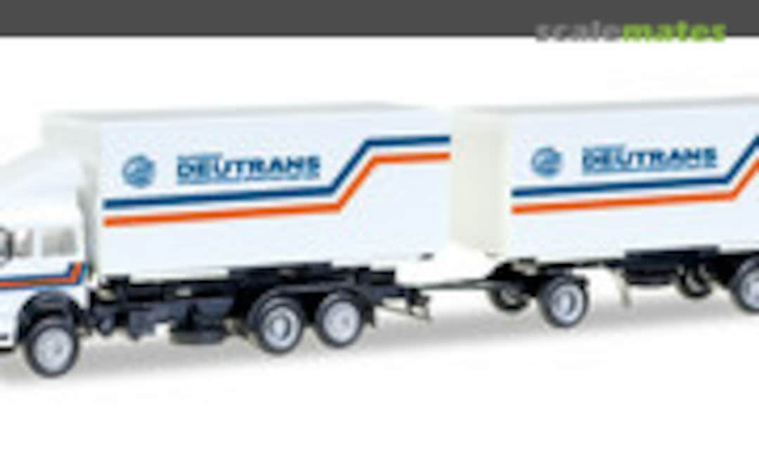 Iveco Wechselkoffer-Hängerzug &quot;Deutrans&quot; (Herpa 307161)